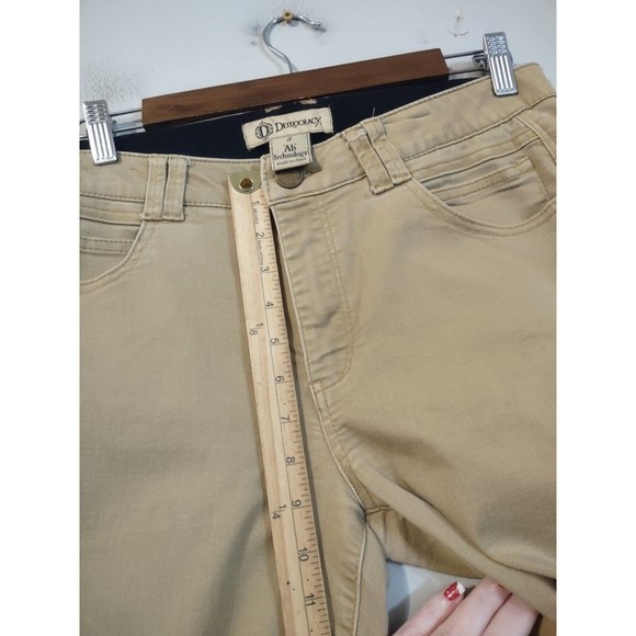 Democracy Ab Technology Jeans Women's 8 Brown Stretch Skinny EUC - Picture 3 of 7